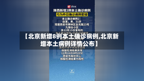 【北京新增8例本土确诊病例,北京新增本土病例详情公布】