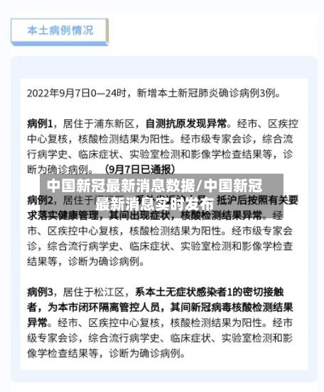 中国新冠最新消息数据/中国新冠最新消息实时发布