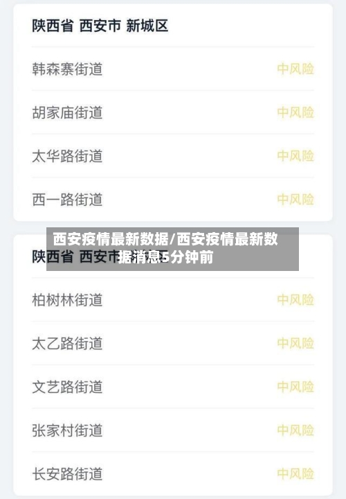 西安疫情最新数据/西安疫情最新数据消息5分钟前-第2张图片