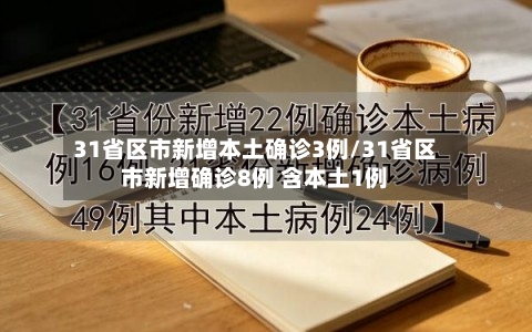 31省区市新增本土确诊3例/31省区市新增确诊8例 含本土1例-第2张图片
