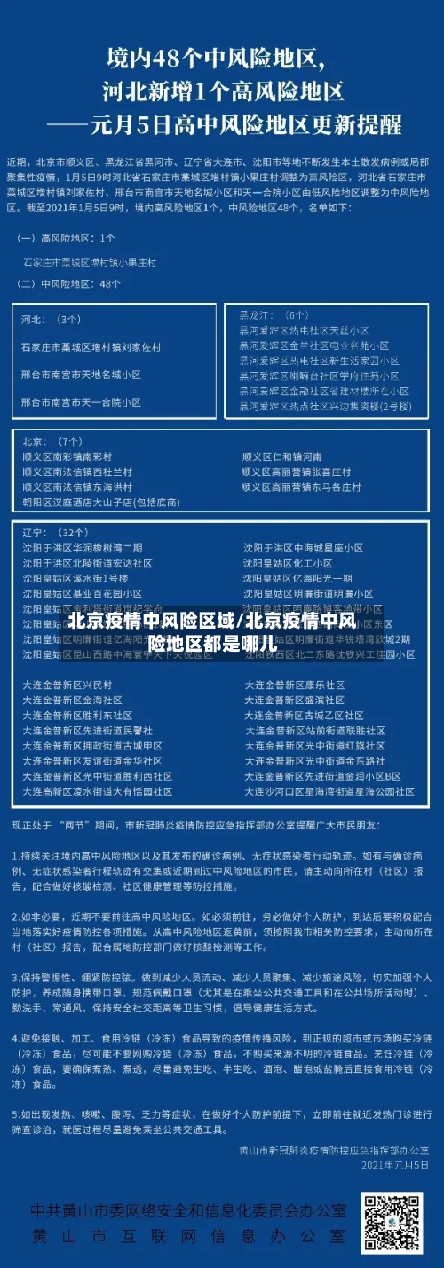 北京疫情中风险区域/北京疫情中风险地区都是哪儿-第2张图片